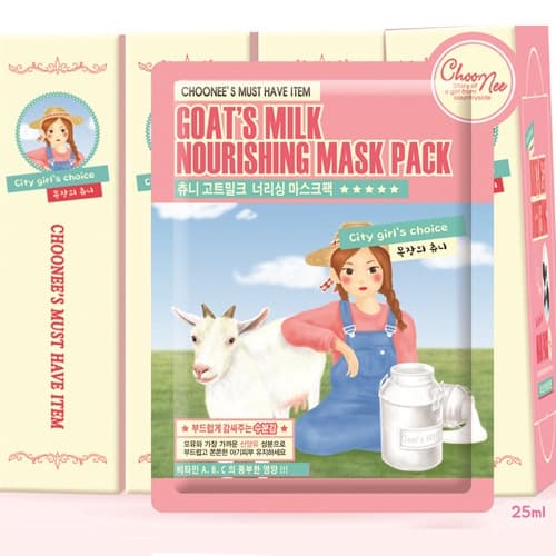 ChooNee Goat_s Milk Nourishing Mask Pack